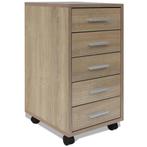 Ladeblok 5 lades eiken | Retour Deal | 55% Korting, Verzenden, Nieuw in verpakking, Kast
