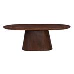 Salontafel Mangohout Mick Capsule Bruin 120 cm, Verzenden, Nieuw, Industriële meubels, Overige vormen