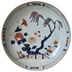 Imari Dish, Flowers & Willow - Qianlong (1) - Bord -