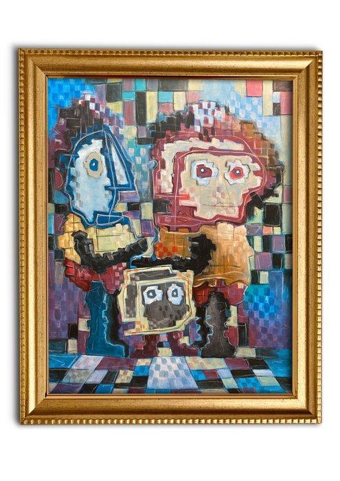 Don Kosta - agreement, Antiek en Kunst, Kunst | Schilderijen | Modern