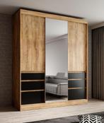 Kledingkast eiken 180x65x216 Garderobekast, Huis en Inrichting, Kasten | Overige, Verzenden, Nieuw
