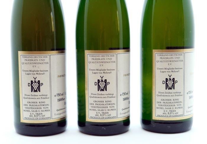 1988 Vereinigte Hospitien Trier - Wehlener Sonnenuhr -, Verzamelen, Wijnen