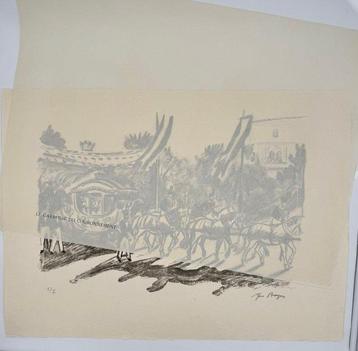 Yves Brayer - Limited - LE CARROSSE DU COURONNEMENT- Fetes