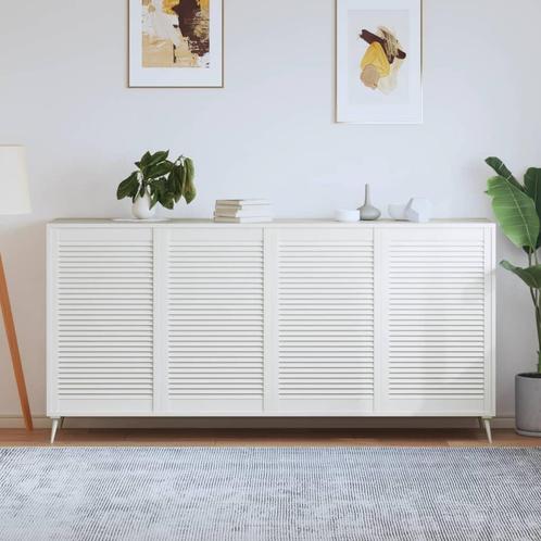 vidaXL Kastdeuren met lamellen 4 st 99,3x59,4 cm grenenhout, Doe-het-zelf en Bouw, Hang- en Sluitwerk, Nieuw, Verzenden