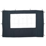 Zijpanelen met raam voor partytent - 195 x 286 cm | 2 stuks, Caravanes & Camping, Tentes