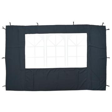 Zijpanelen met raam voor partytent - 195 x 286 cm | 2 stuks beschikbaar voor biedingen