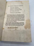 Marco Tullio, Ciceron (Federico, Vendramin) - De gli Uffici,, Antiquités & Art, Antiquités | Livres & Manuscrits