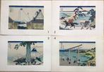 Hokusai Mt.Fuji 4 prints uit Zesendertig gezichten op de