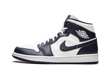 Air Jordan 1 Mid Obsidian - Maat 44.5 EU, Ophalen of Verzenden