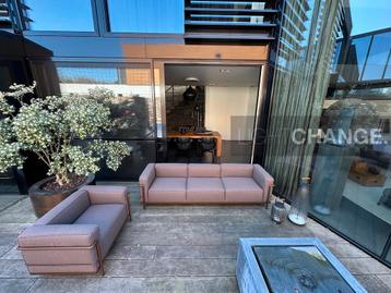Cassina LC3 Outdoor High-end loungeset 2x stoel + grote bank, Tuin en Terras, Nieuw, Bank, Loungeset