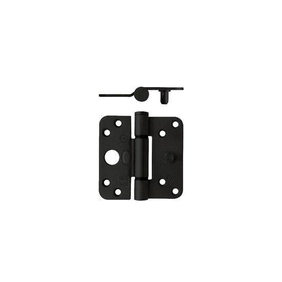 Glijlagerscharnier skg3 zwart 89 x 89 x 3 mm din rechts, Doe-het-zelf en Bouw, Hang- en Sluitwerk, Scharnier, Nieuw, Ophalen of Verzenden