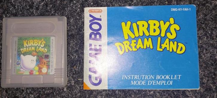 Kirbys Dreamland met boekje maar zonder doojse (Gameboy, Games en Spelcomputers, Games | Nintendo Game Boy, Ophalen of Verzenden