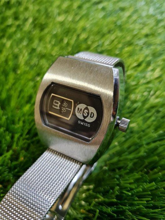 MSD digital jump hour new old stock - Zonder Minimumprijs -, Handtassen en Accessoires, Horloges | Heren