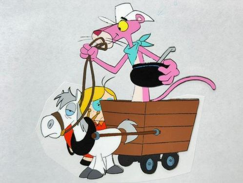 The Pink Panther Show (1970) - 1 Originele animatiecel en, CD & DVD, DVD | Films d'animation & Dessins animés