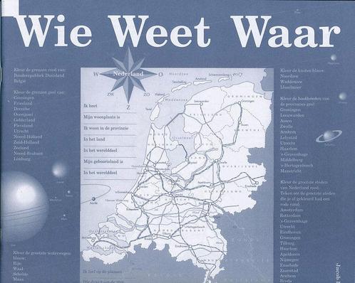 Wie, Weet, Waar Nederland (ganzenbord), Boeken, Schoolboeken, Verzenden