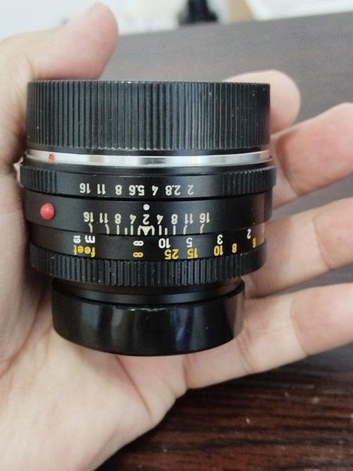 Leica, Leitz Summicron R 1:2/50mm / 3 cam Single lens reflex, Verzamelen, Foto-apparatuur en Filmapparatuur