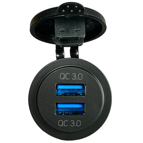 Inbouw USB adapter 2x QC3.0, Auto-onderdelen, Elektronica en Kabels, Nieuw, Ophalen of Verzenden
