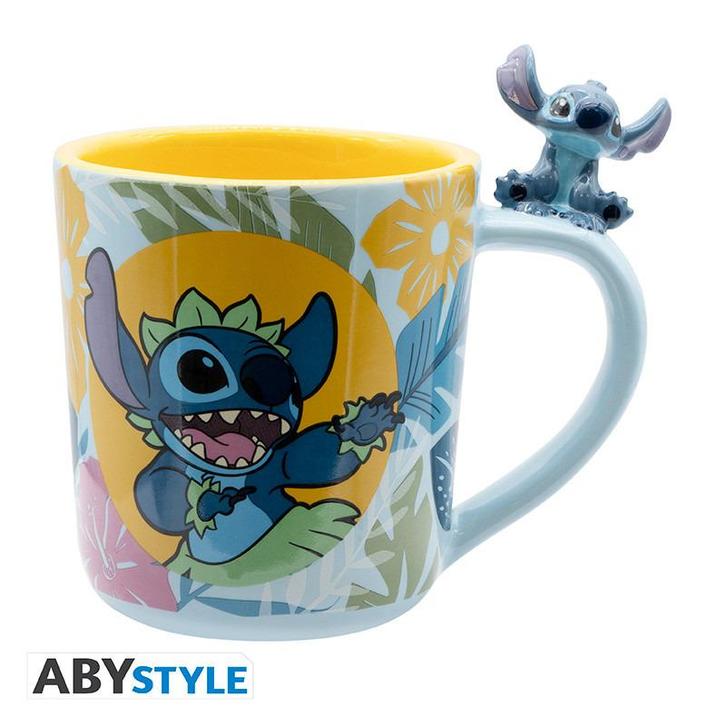 ABYstyle Disney Lilo & Stitch 3D Mok-Hawaiian Stitch, Huis en Inrichting, Keuken | Servies, Ophalen of Verzenden