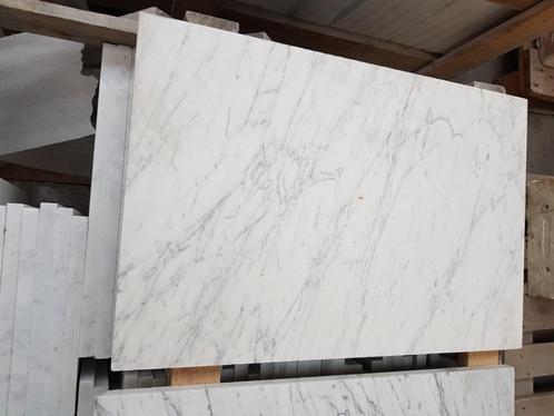 Dallage Blanc Carrare bandes 40x2 88 m² liquidation stock, Doe-het-zelf en Bouw, Tegels, Ophalen