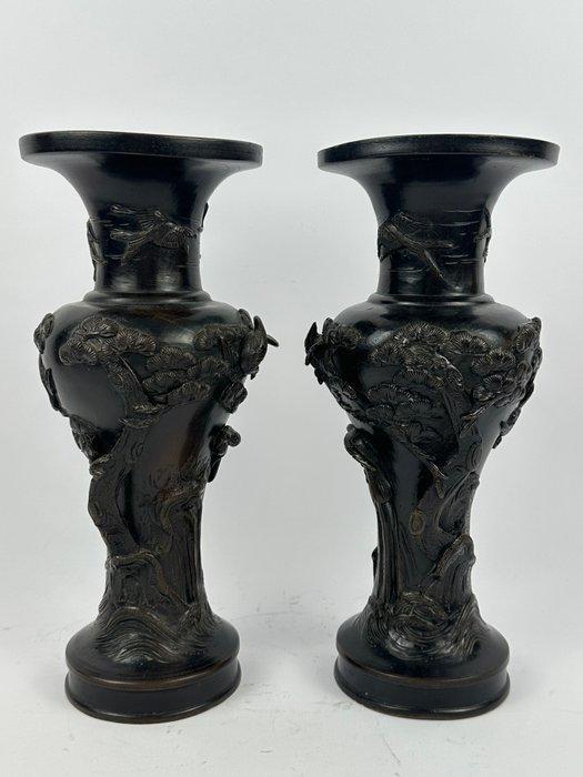 Vaas - Brons - Japan (Zonder minimumprijs), Antiek en Kunst, Antiek | Overige Antiek