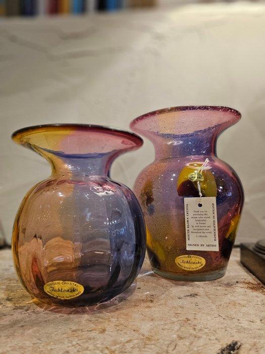 Vaas - Glas, Kristal - Adam Jablonski, Antiquités & Art, Antiquités | Verre & Cristal