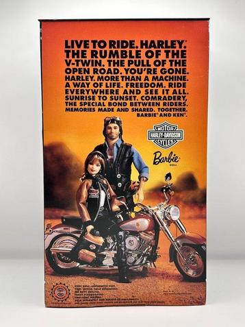 Mattel - Poupée Barbie Harley-Davidson Barbie Doll Blonde -