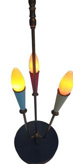 Lamp - Mid Century- Tafellamp-Sputnik-Messing-Metaal-Plastic
