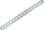 Bandijzer recht, geperforeerd, verzinkt 17 x 0.7 mm (10 m), Nieuw, Overige materialen, Klink of Kruk