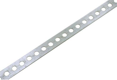 Bandijzer recht, geperforeerd, verzinkt 17 x 0.7 mm (10 m), Doe-het-zelf en Bouw, Hang- en Sluitwerk, Klink of Kruk, Nieuw, Overige materialen