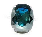 Ring - 18 karaat Witgoud, Saffier GEEN VERHITTING 6,21ct, Handtassen en Accessoires, Ringen, Nieuw