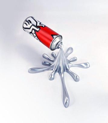 2FAST - Chrome Heart Splash Can Sculpture