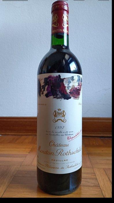 1992 Chateau Mouton Rothschild - Pauillac 1er Grand Cru, Verzamelen, Wijnen