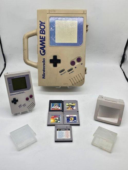 Nintendo - Gameboy Classic - DMG-01 1989 + GB-80 Carrier, Games en Spelcomputers, Spelcomputers | Overige Accessoires