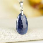 Hanger van natuurlijke blauwe saffier – edelsteen van, Verzamelen