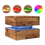 LED Salontafel 50cm oud hout - OP=OP! Laatste Stukken, Verzenden, Nieuw