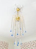Lustre - Verre de Murano - Cristaux bleus cobalt