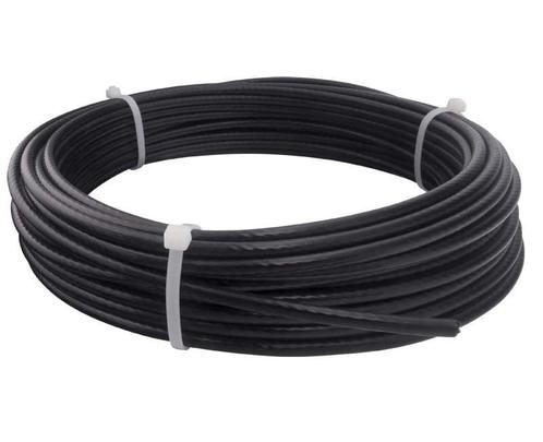 Fitness Staalkabel 4,5mm 20 meter zwart, Tuin en Terras, Overige Tuin en Terras, Verzenden