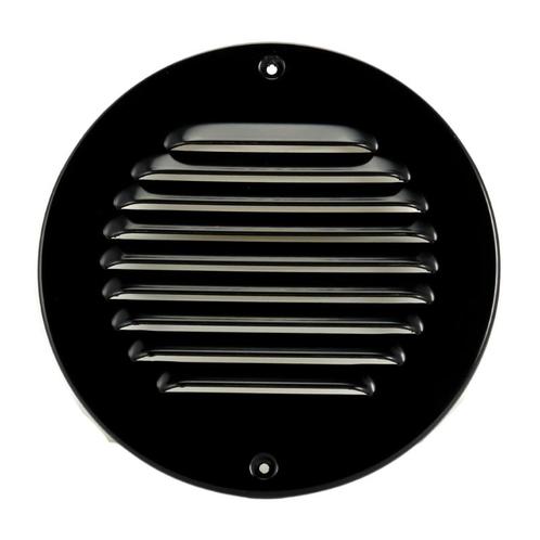 Aluminium rond schoepenrooster ZWART opbouw, Doe-het-zelf en Bouw, Ventilatie en Afzuiging, Nieuw, Verzenden