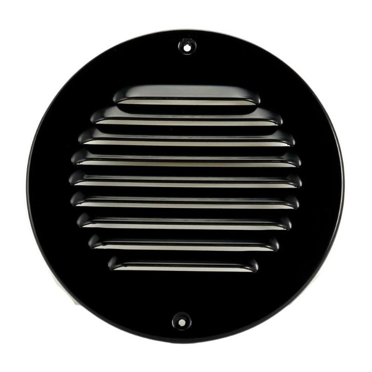Aluminium rond schoepenrooster ZWART opbouw, Doe-het-zelf en Bouw, Ventilatie en Afzuiging, Nieuw, Verzenden