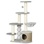 TRUUSK Krabpaal 1155cm - Kattentoren met Kattenhol en Hangma, Verzenden, Nieuw