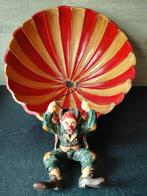 Figuur - Clown aan een parachute - 75 cm - Composiet