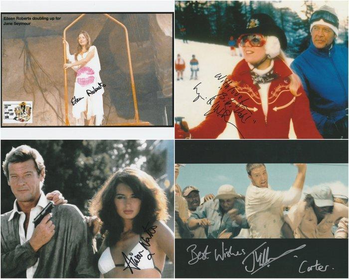 James Bond - Big Lot of 4 Autographs!, Verzamelen, Film en Tv