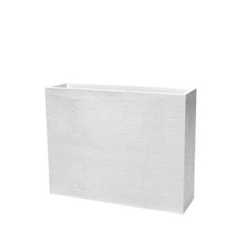 Hoge plantenbak voor buiten en binnen 100 cm | Wit | Ripple beschikbaar voor biedingen