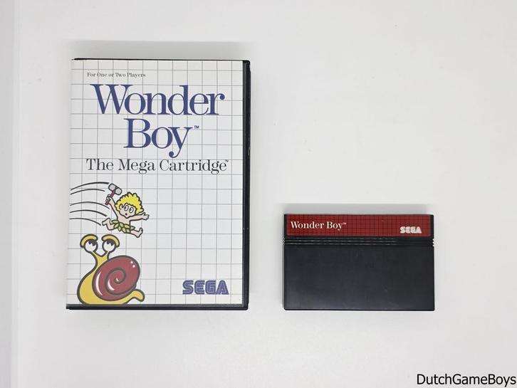 Sega Master System - Wonder Boy, Games en Spelcomputers, Games | Sega, Gebruikt, Verzenden