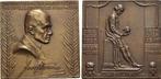 Bronze-plakette 1911 Personenmedaille Kainz, Josef 1858 +..., Timbres & Monnaies, Pièces & Médailles, Verzenden