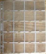 Accessories. 100 Hartberger 20 vaks Muntbladen Voor het