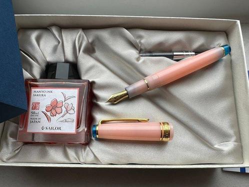 Sailor - Pro Gear Slim Manyo Cherry Blossom MF nib - Vulpen, Collections, Stylos