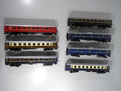 Primex H0 - Ensemble de train (7) - Véhicule Orientexpress 6, Hobby en Vrije tijd, Modeltreinen | H0