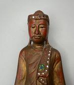 Beeld, Bouddha mandalay - 45 cm - Hout
