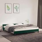 Bedframe 160x200 groen | Retour Deal | 34% Korting!, Huis en Inrichting, Slaapkamer | Bedden, Verzenden, Overige maten, Stof, Overige maten